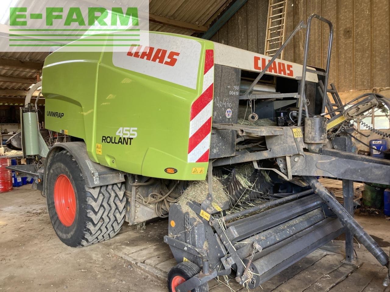Hochdruckpresse typu CLAAS rollant 455 rc uniwrap, Gebrauchtmaschine v PONTIVY (56 - MORBIHAN) (Obrázek 1)