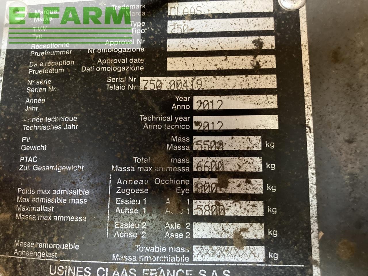 Hochdruckpresse typu CLAAS rollant 455 rc uniwrap, Gebrauchtmaschine v PONTIVY (56 - MORBIHAN) (Obrázek 7)