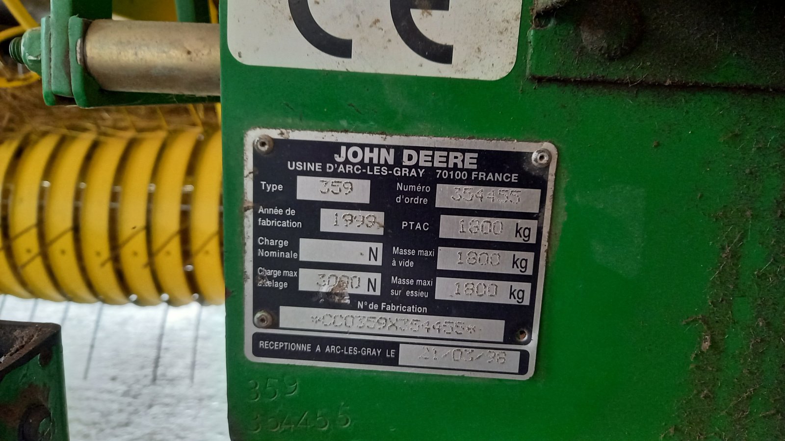 Hochdruckpresse typu John Deere 359, Gebrauchtmaschine w Gödersdorf (Zdjęcie 3)