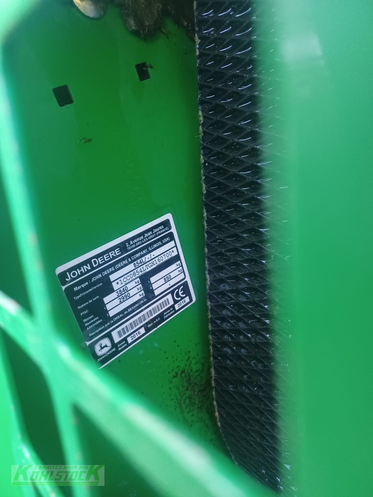 Hochdruckpresse typu John Deere 854 Maxi Cut, Gebrauchtmaschine v Tann (Obrázek 5)