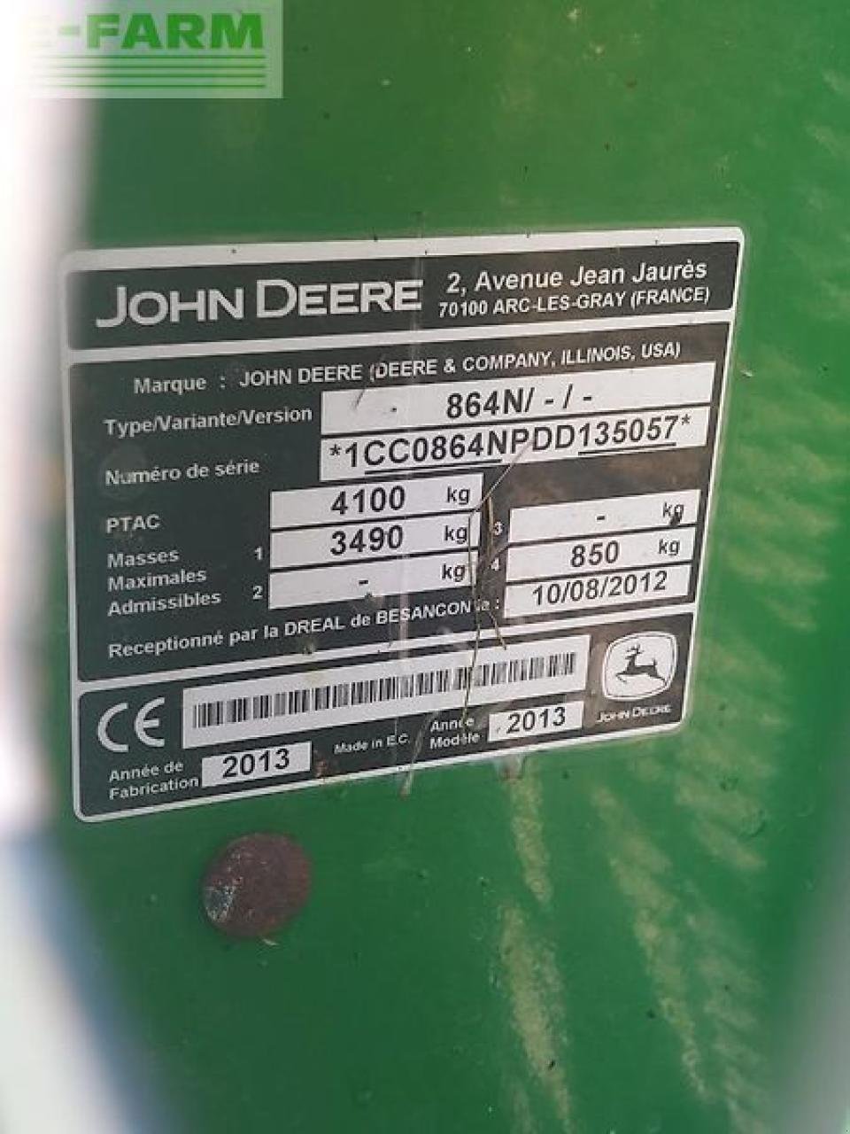 Hochdruckpresse des Typs John Deere 864 maxicut, Gebrauchtmaschine in GROBELNO (Bild 12)