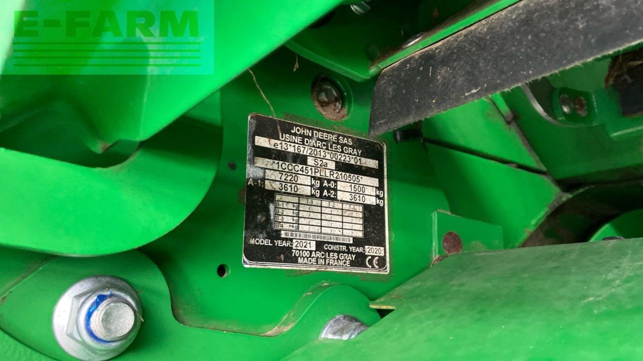 Hochdruckpresse typu John Deere C451R, Gebrauchtmaschine v REDLHAM (Obrázek 16)