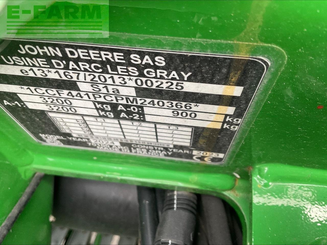 Hochdruckpresse des Typs John Deere F 441 M Rundballenpresse, Gebrauchtmaschine in REDLHAM (Bild 17)