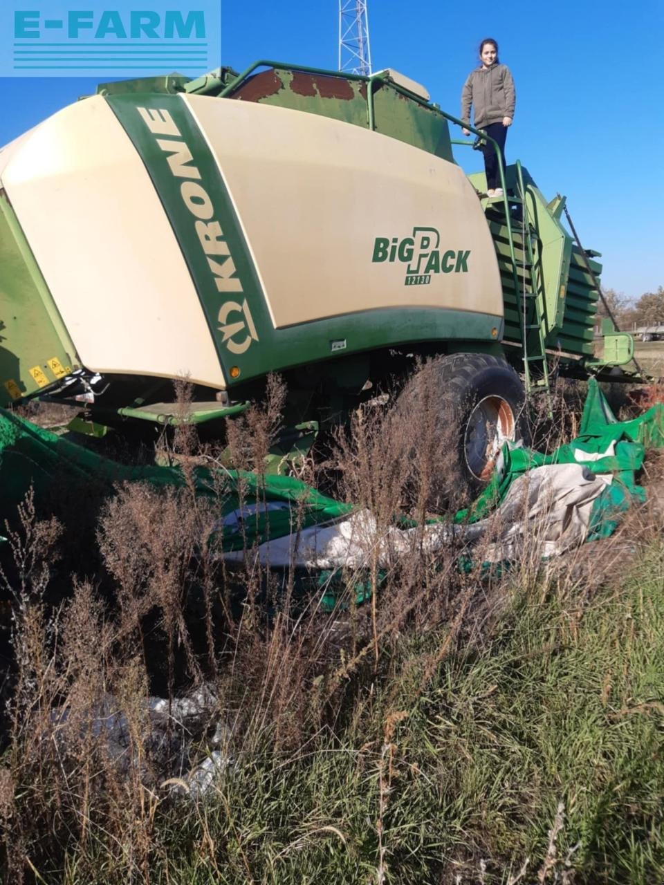 Hochdruckpresse typu Krone Big Pack 12130, Gebrauchtmaschine v Hamburg (Obrázek 8)