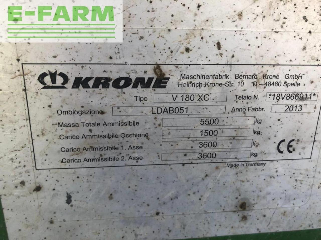 Hochdruckpresse typu Krone comprima v 180 xc, Gebrauchtmaschine w LENO (Zdjęcie 9)