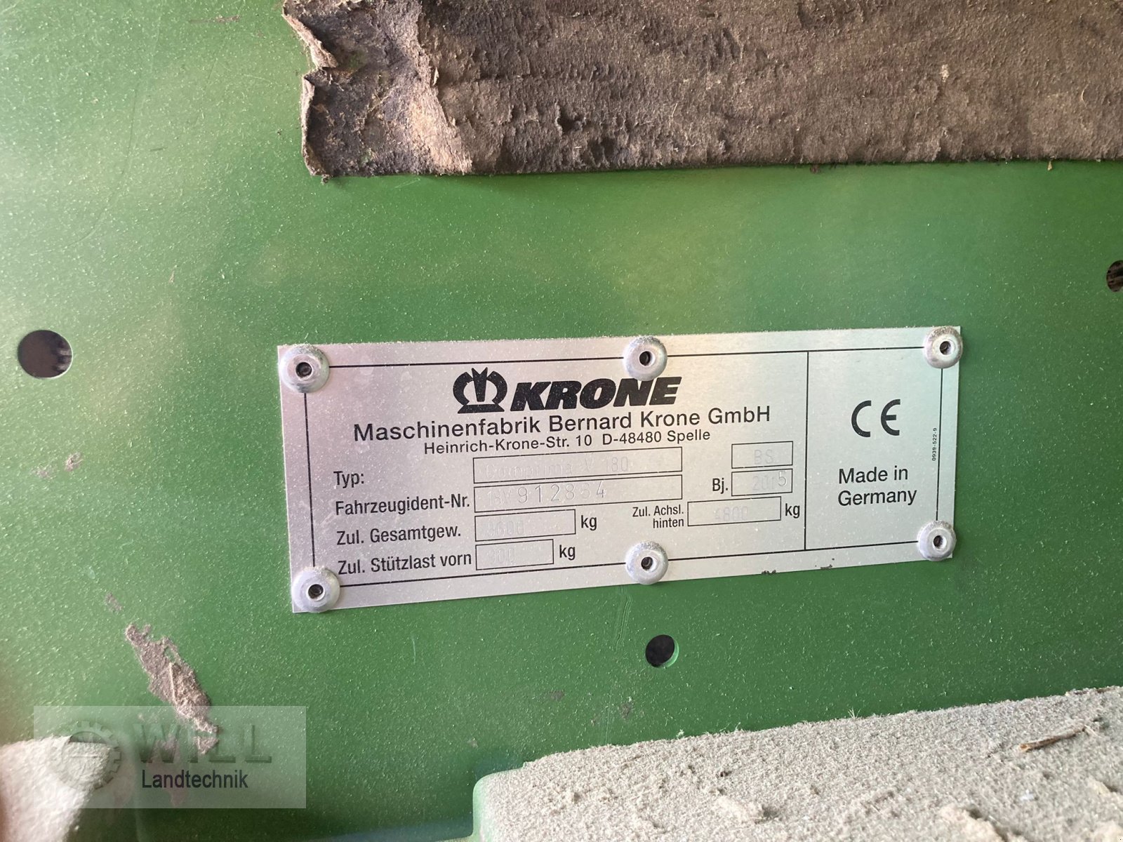 Hochdruckpresse of the type Krone Comprima V 180 XC, Gebrauchtmaschine in Rudendorf (Picture 7)