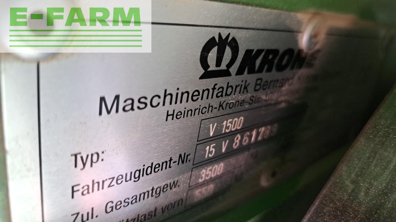 Hochdruckpresse des Typs Krone Fortima V 1500 MC, Gebrauchtmaschine in REDLHAM (Bild 13)
