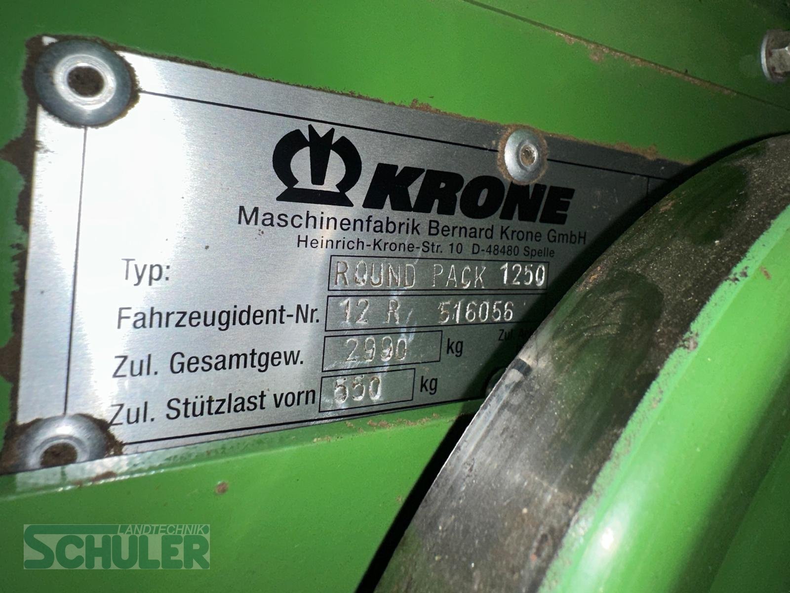 Hochdruckpresse des Typs Krone Round Pack 1250, Gebrauchtmaschine in St. Märgen (Bild 7)