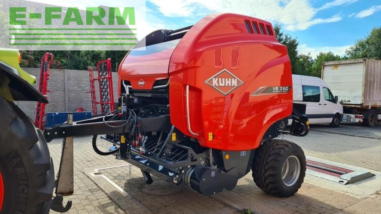 Hochdruckpresse of the type Kuhn vb 3160 oc 14 - 14 messer schneidwerk, isobus, 2. riemenantrieb, high silage satz, Gebrauchtmaschine in WALDKAPPEL-BISCHHAUSEN (Picture 1)