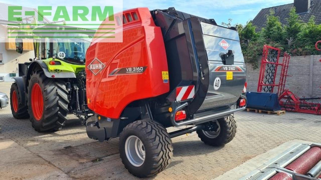 Hochdruckpresse a típus Kuhn vb 3160 oc 14 - 14 messer schneidwerk, isobus, 2. riemenantrieb, high silage satz, Gebrauchtmaschine ekkor: WALDKAPPEL-BISCHHAUSEN (Kép 3)