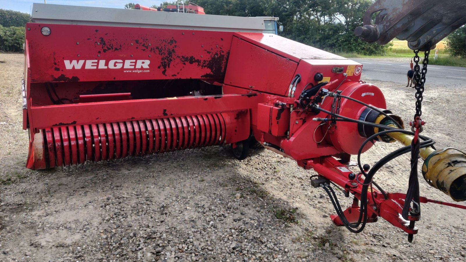 Hochdruckpresse of the type Welger AP 830 Med P23 hydr ballekanon AP 830, Gebrauchtmaschine in Skive (Picture 4)