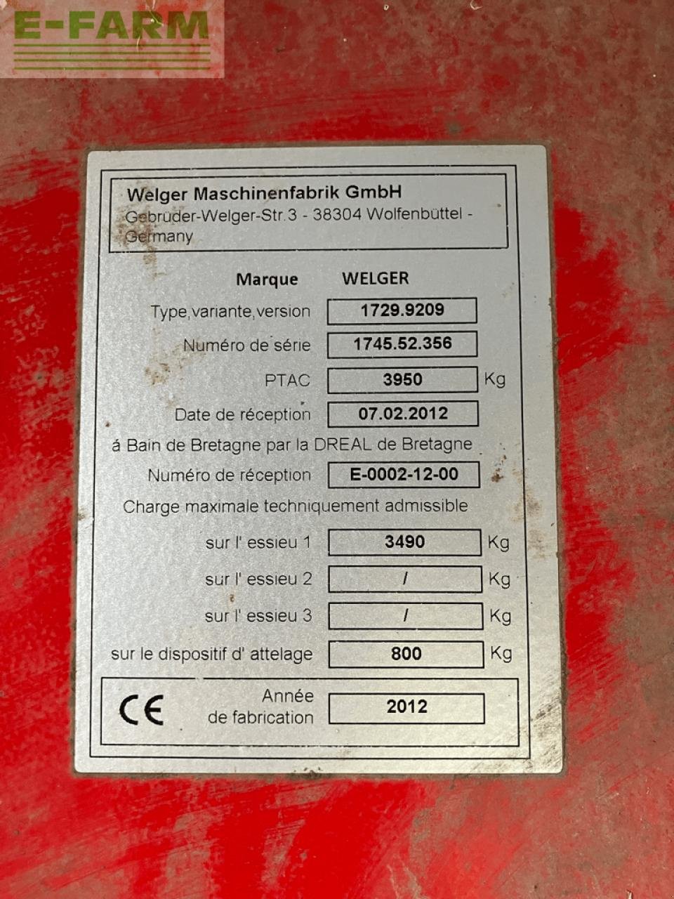 Hochdruckpresse Türe ait Welger rp 245, Gebrauchtmaschine içinde ST ANDIOL (resim 16)