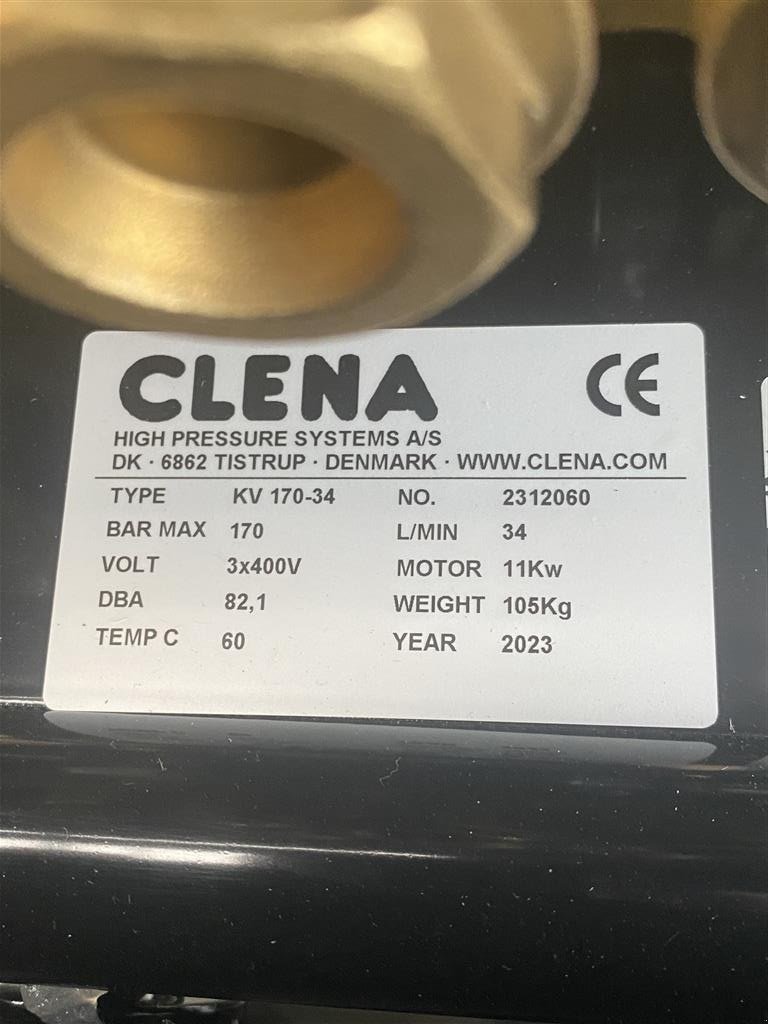 Hochdruckreiniger типа Clena kv170-34, Gebrauchtmaschine в Aabenraa (Фотография 3)