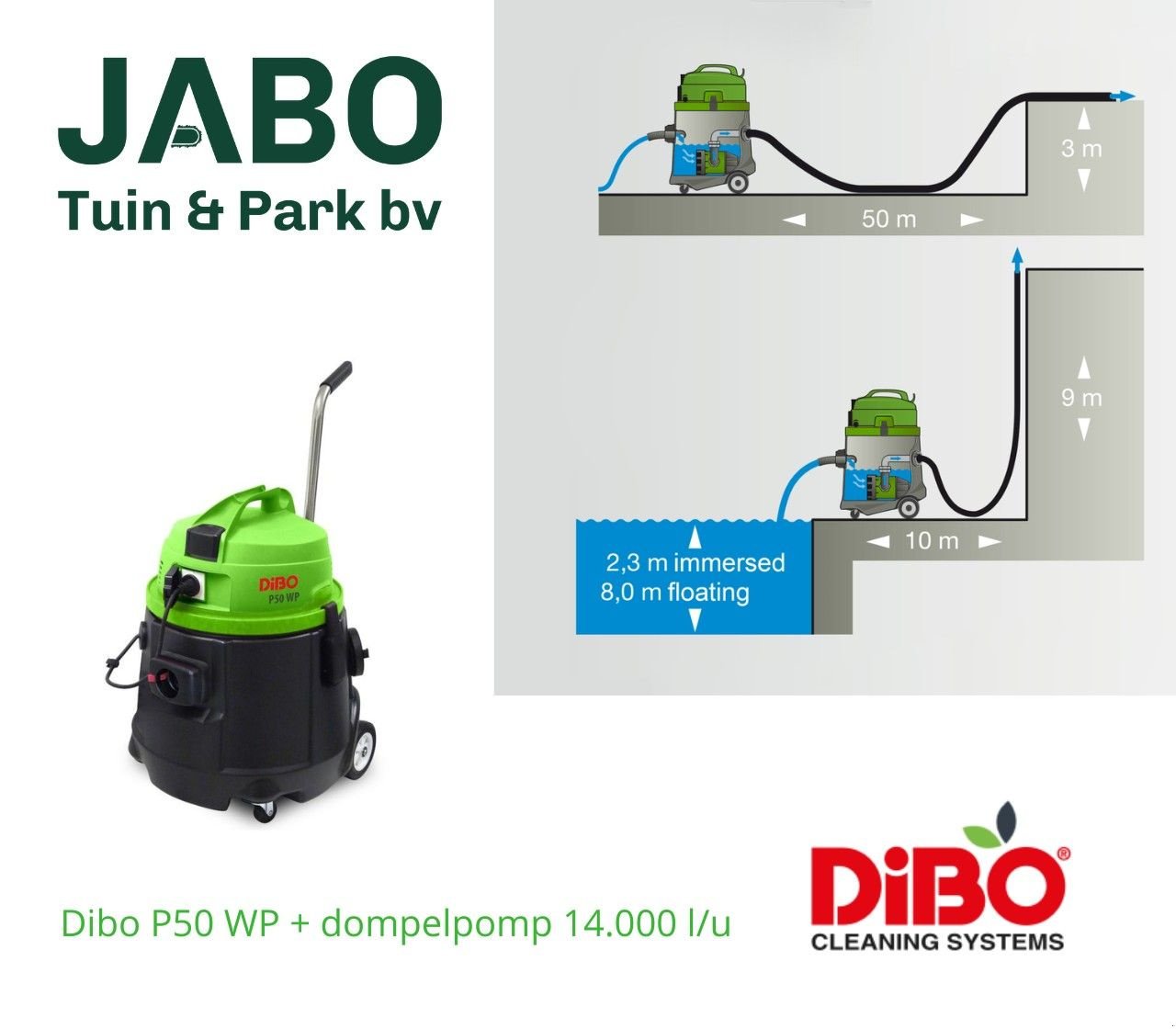 Hochdruckreiniger of the type Dibo P50 WP, Neumaschine in Bennekom (Picture 1)
