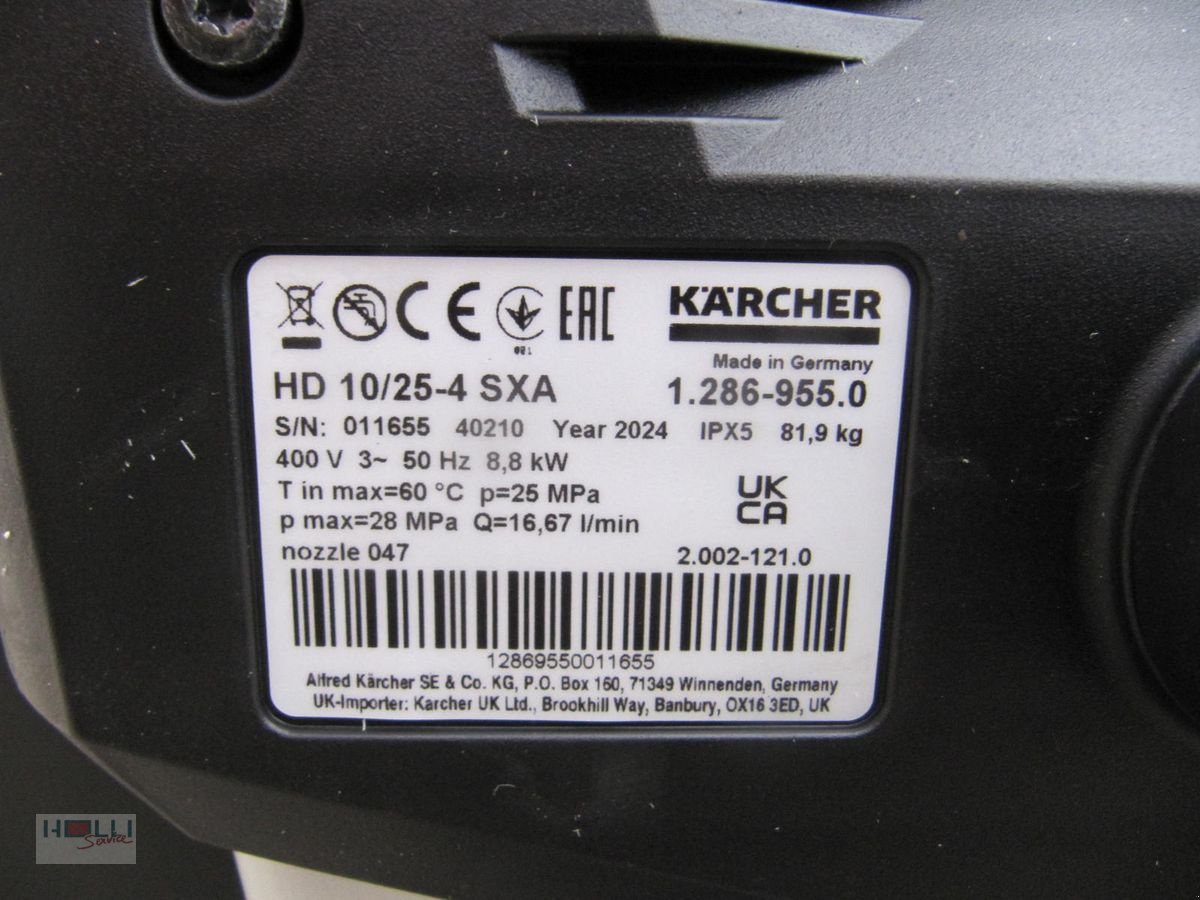 Hochdruckreiniger tip Kärcher HD 10/25 SXA Plus, Neumaschine in Niederneukirchen (Poză 2)