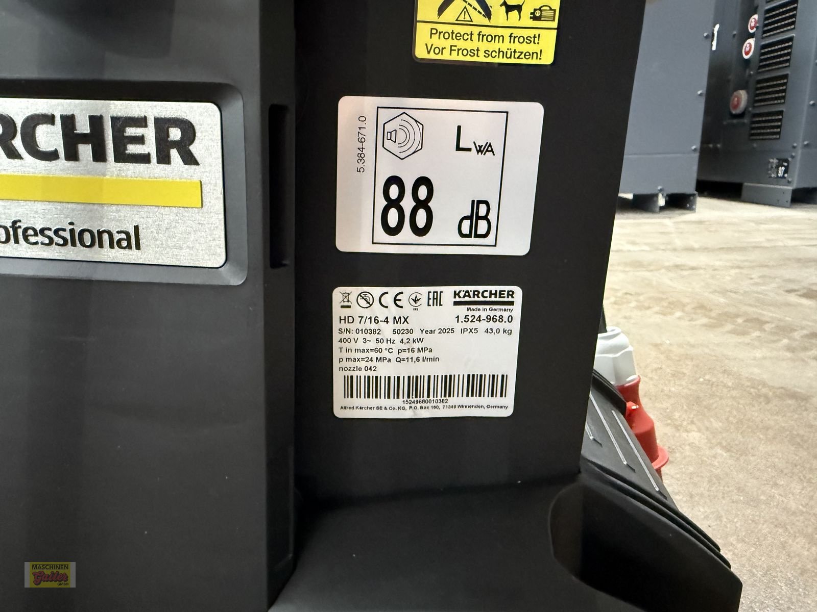 Hochdruckreiniger of the type Kärcher HD 7/16-4 MX Plus+ FR Anniversary Edition, Neumaschine in Kötschach (Picture 5)