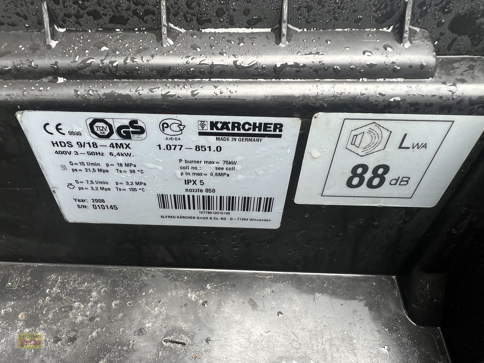 Hochdruckreiniger typu Kärcher HDS 9/18-4 MX generalüberholt!!, Gebrauchtmaschine v Kötschach (Obrázek 16)