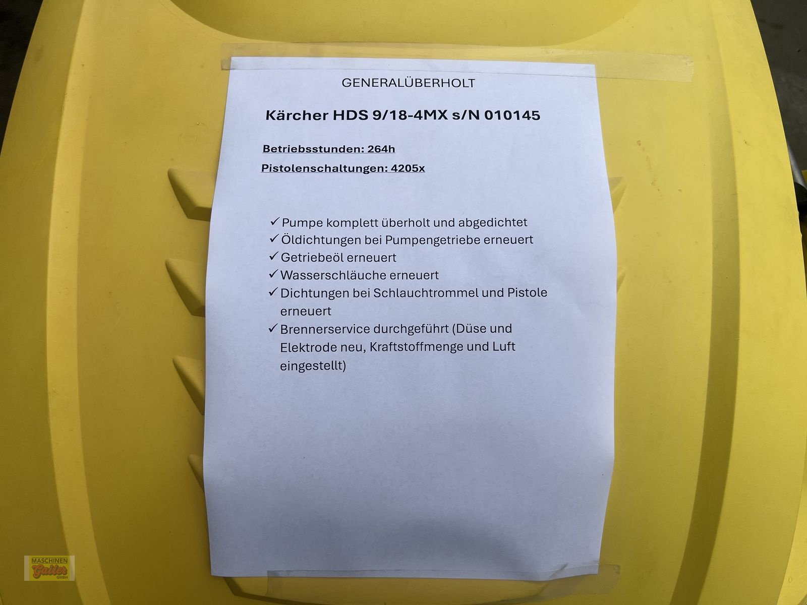 Hochdruckreiniger typu Kärcher HDS 9/18-4 MX generalüberholt!!, Gebrauchtmaschine v Kötschach (Obrázek 11)