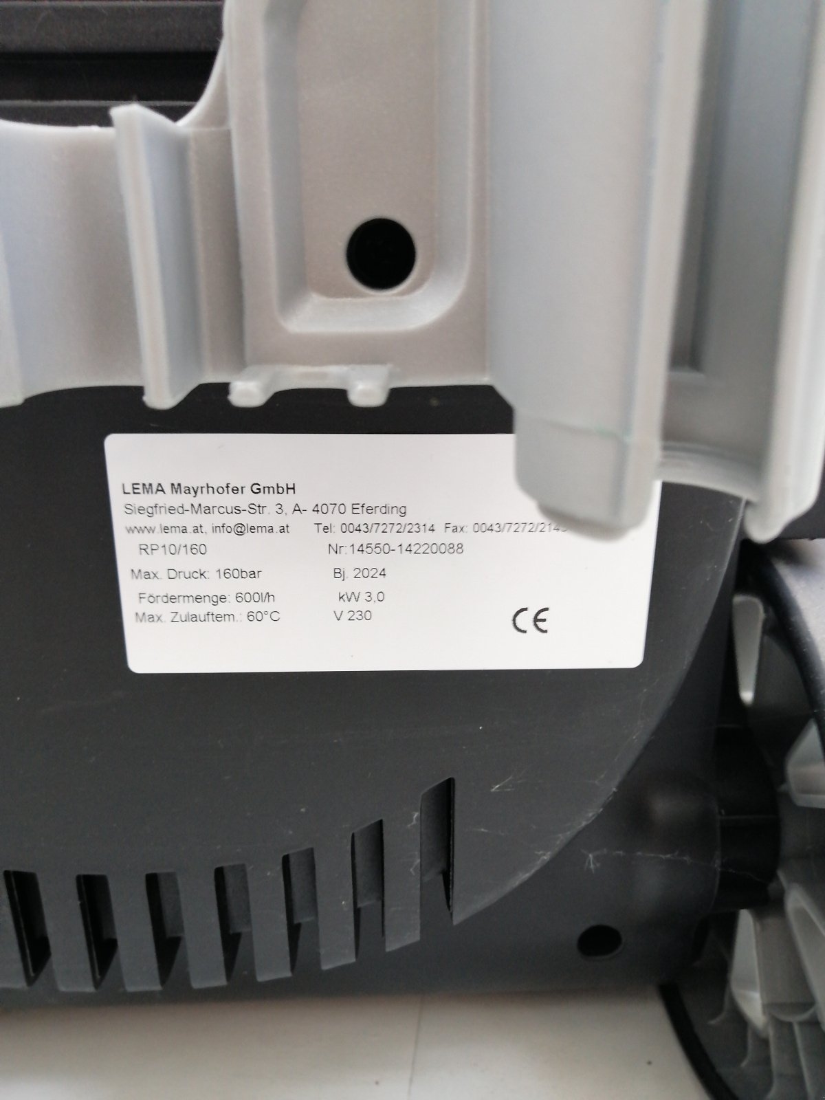 Hochdruckreiniger of the type Lema Hochdruckreiniger Red Power 10/160, Neumaschine in Gerasdorf (Picture 5)