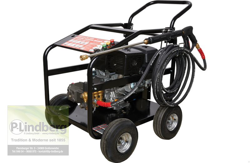 Hochdruckreiniger des Typs P. Lindberg GmbH Hochdruckreiniger 4-Takt Benzin 13 PS max. 250 bar Pumpendruck, Neumaschine in Großenwiehe (Bild 1)