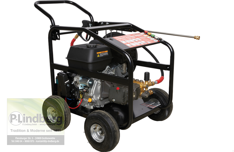 Hochdruckreiniger des Typs P. Lindberg GmbH Hochdruckreiniger 4-Takt Benzin 13 PS max. 250 bar Pumpendruck, Neumaschine in Großenwiehe (Bild 3)
