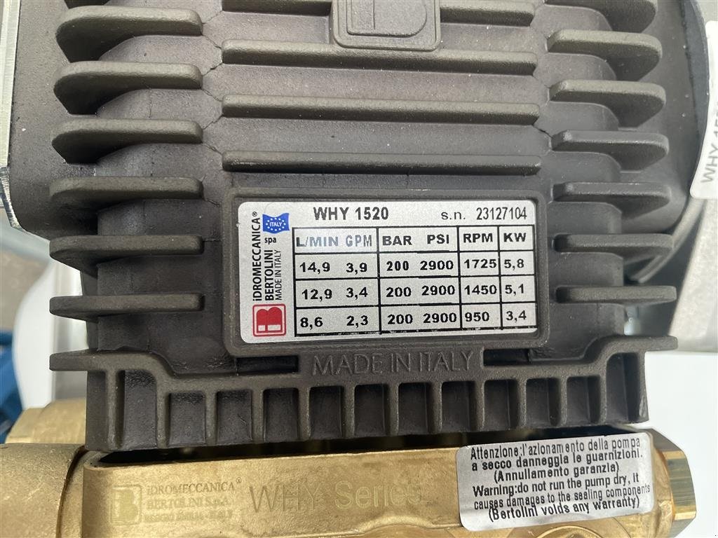 Hochdruckreiniger tip Sonstige 200bar / 15 L/min 640L. Inkl. slange og lanse, Gebrauchtmaschine in Holstebro (Poză 6)