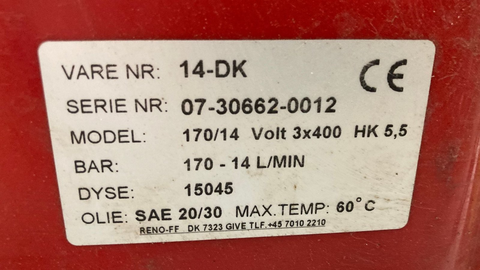 Hochdruckreiniger des Typs Sonstige AB Mobil 170-14 170/14, Gebrauchtmaschine in Glamsbjerg (Bild 3)