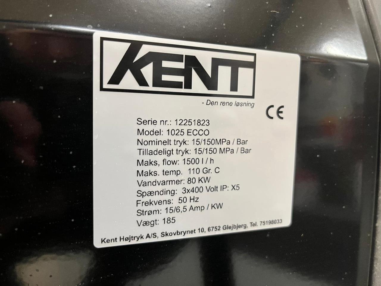 Hochdruckreiniger типа Sonstige HEDVANDSRENSER 1025, Gebrauchtmaschine в Tim (Фотография 6)