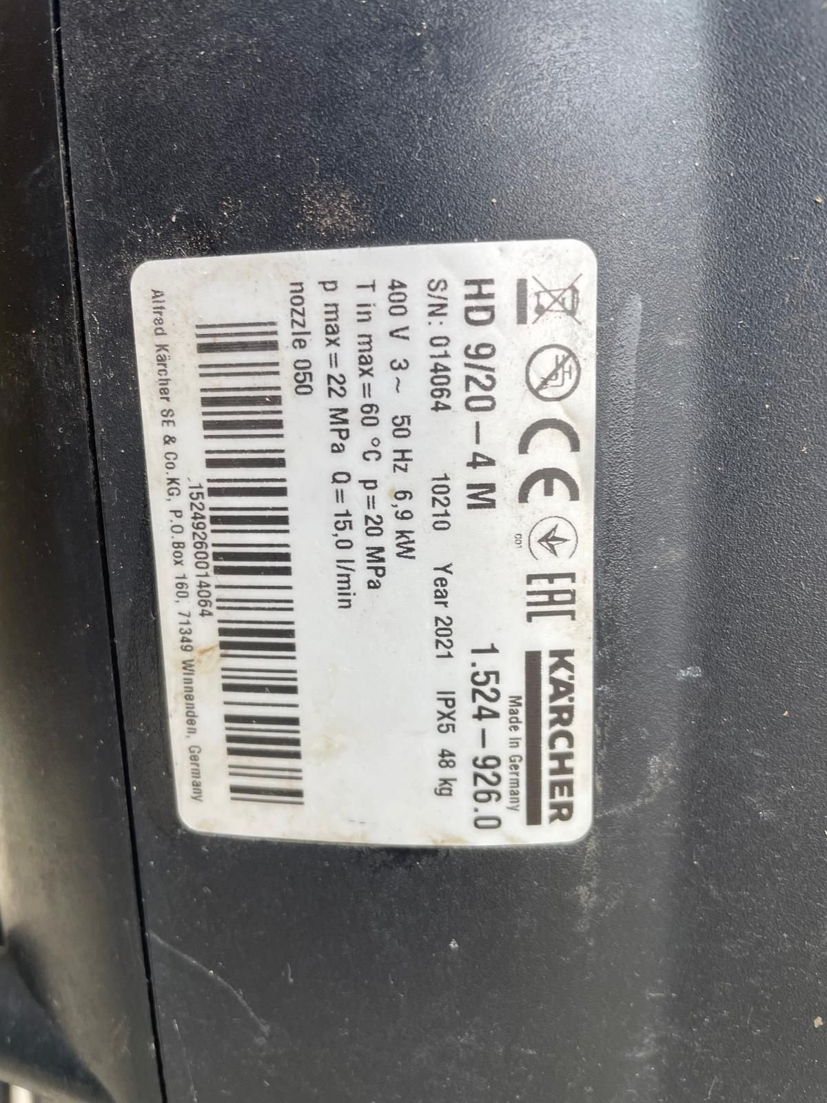 Hochdruckreiniger типа Sonstige K&auml;rcher HD9/20 -4 M, Gebrauchtmaschine в Munnekeburen (Фотография 2)