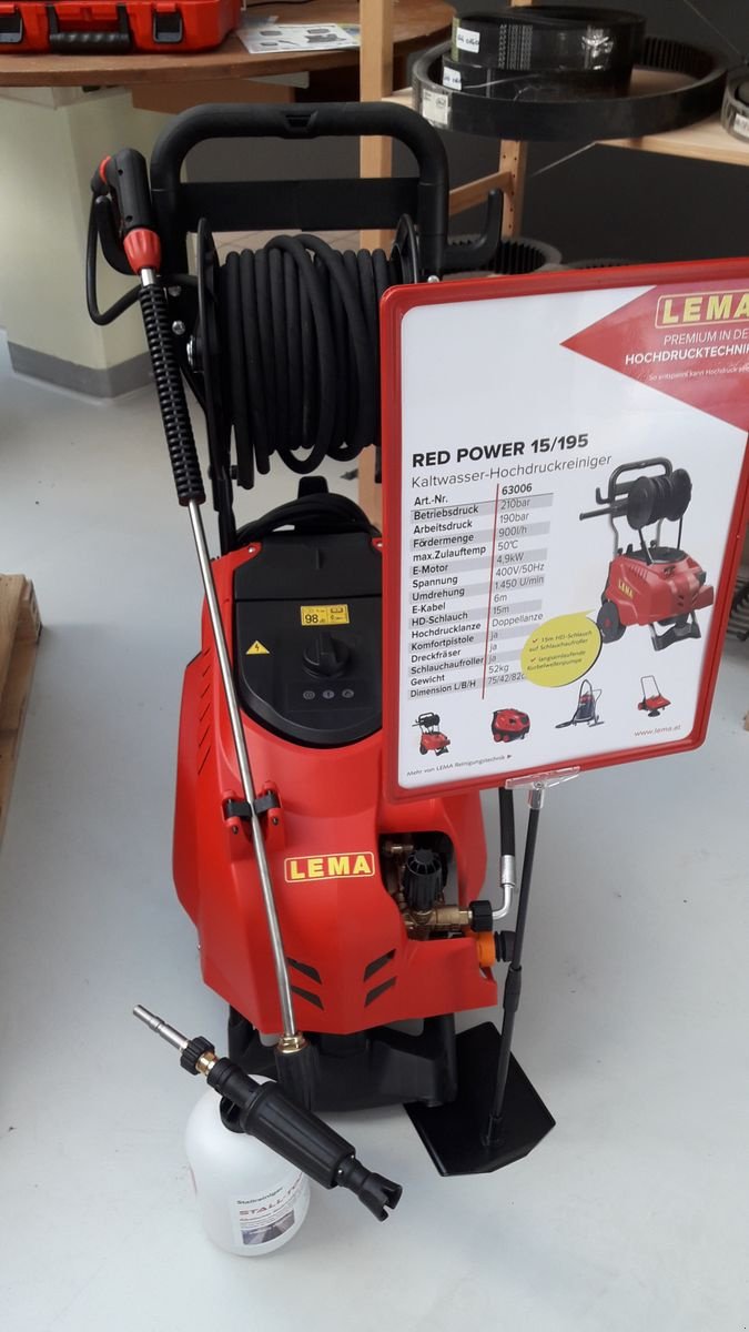 Hochdruckreiniger of the type Sonstige LEMA Hochdruckreiniger Red Power 15/195, Neumaschine in Gerasdorf (Picture 1)