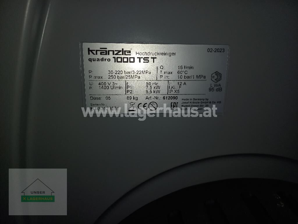 Hochdruckreiniger типа Sonstige QUADRO 1000 TST, Neumaschine в Aschbach (Фотография 3)