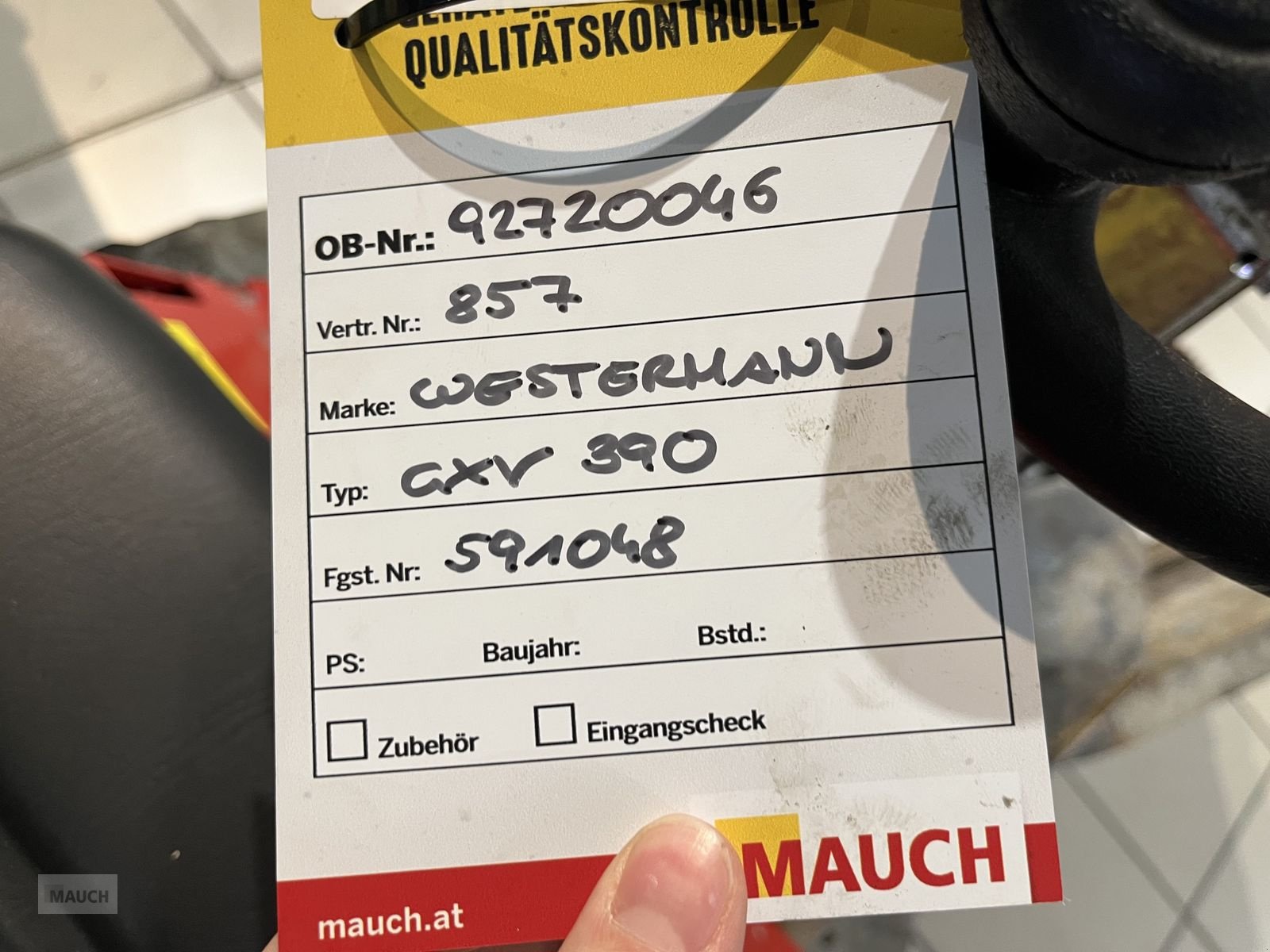 Hochdruckreiniger tip Westermann CM2 GXV 390 Honda E-Start mit Schiebeschild, Gebrauchtmaschine in Burgkirchen (Poză 2)