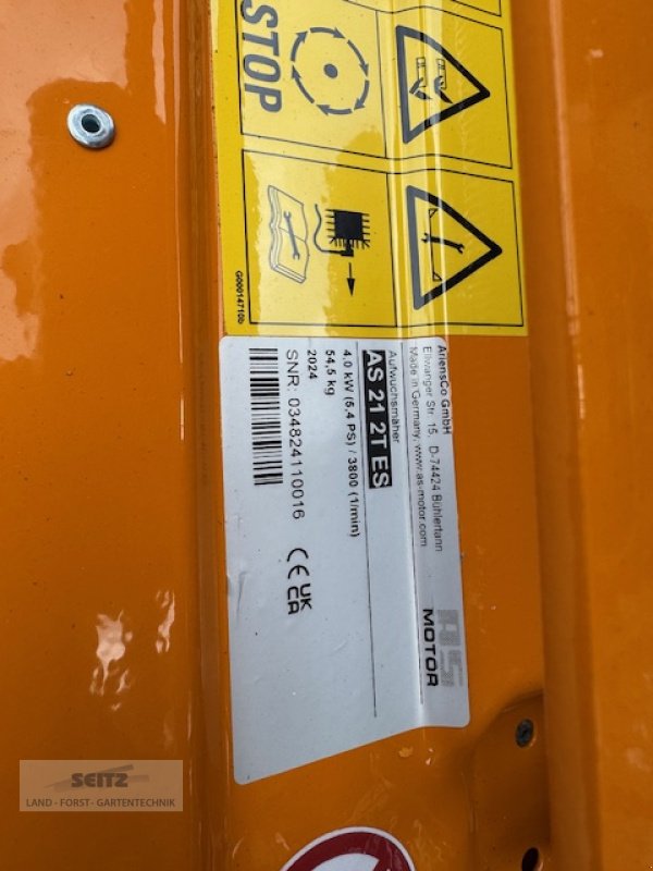 Hochgras/Wiesenmäher des Typs AS-Motor AS 21 2T ES, Neumaschine in Lindenfels-Glattbach (Bild 6)