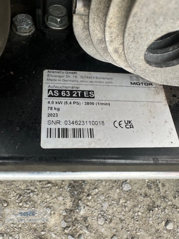 Hochgras/Wiesenmäher des Typs AS-Motor AS 63 2T ES, Neumaschine in Lindenfels-Glattbach (Bild 4)