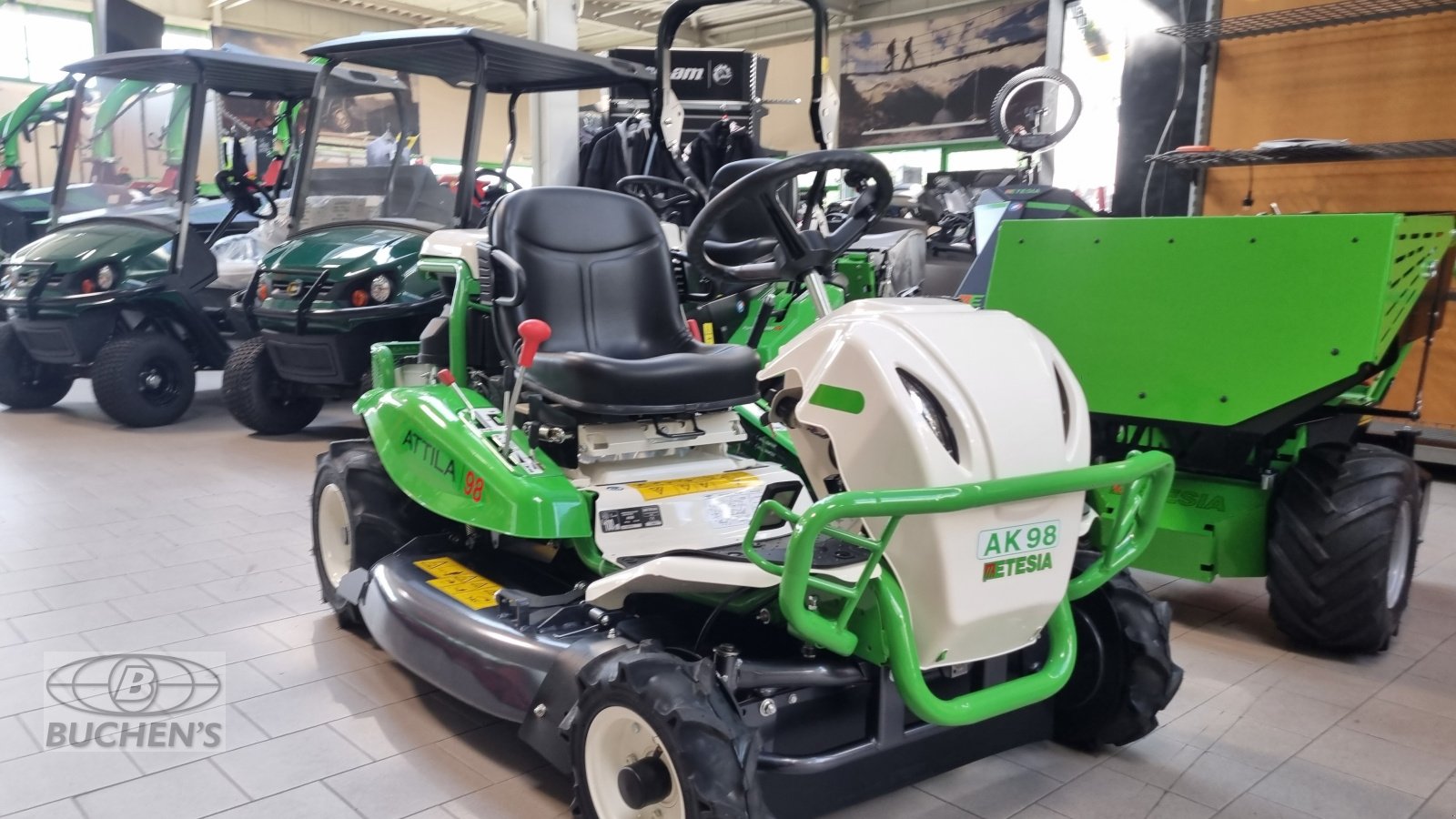 Hochgras/Wiesenmäher des Typs Etesia Attila AK98, Neumaschine in Olpe (Bild 4)