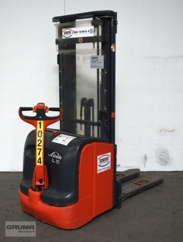 Hochhubwagen of the type Linde L 16 i 372, Gebrauchtmaschine in Friedberg-Derching (Picture 1)