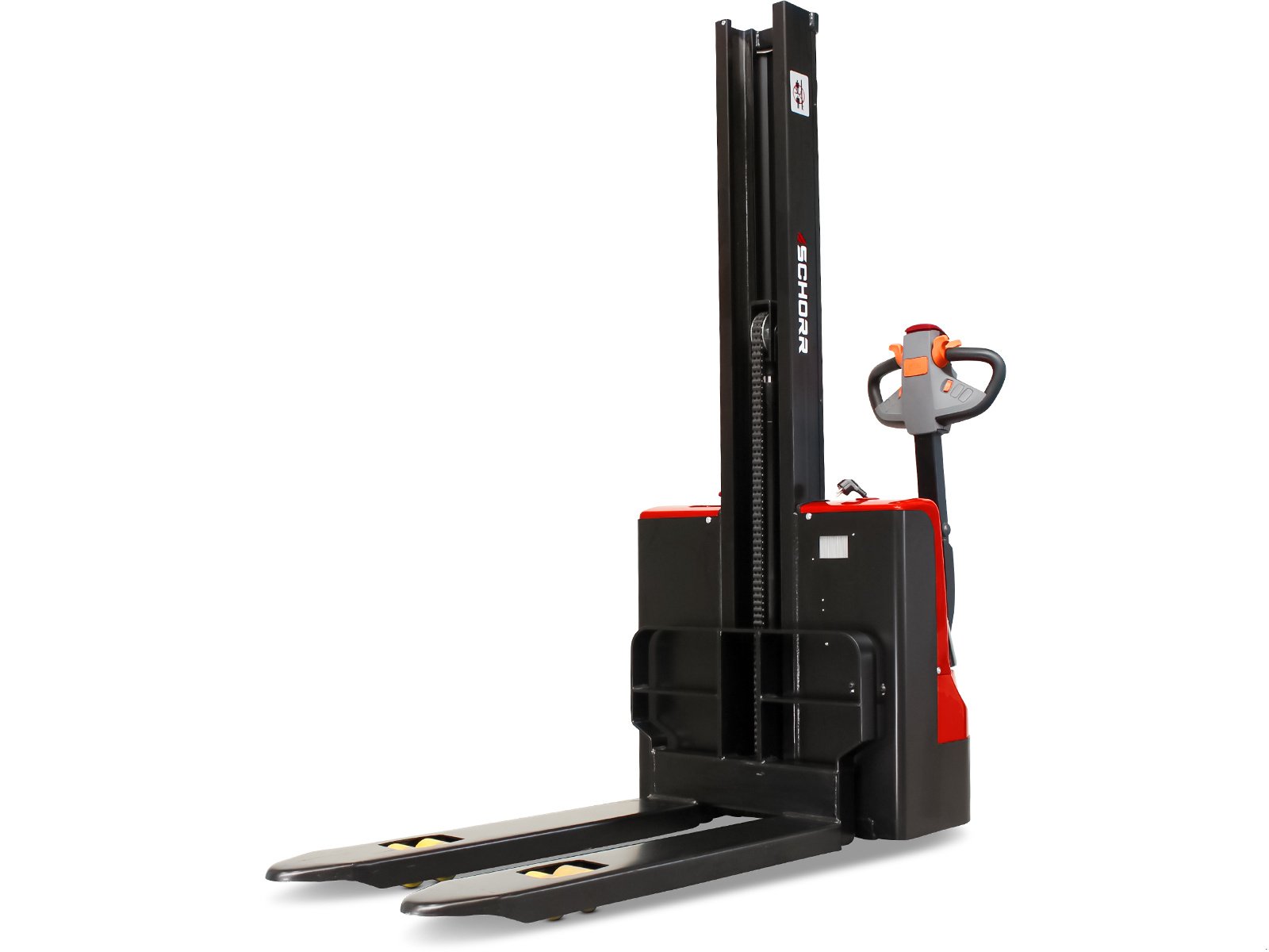 Hochhubwagen des Typs Schorr Elektro Hochhubwagen 1200KG Monomast Freihub (1,6m Hubhöhe), Neumaschine in Schüttorf (Bild 4)