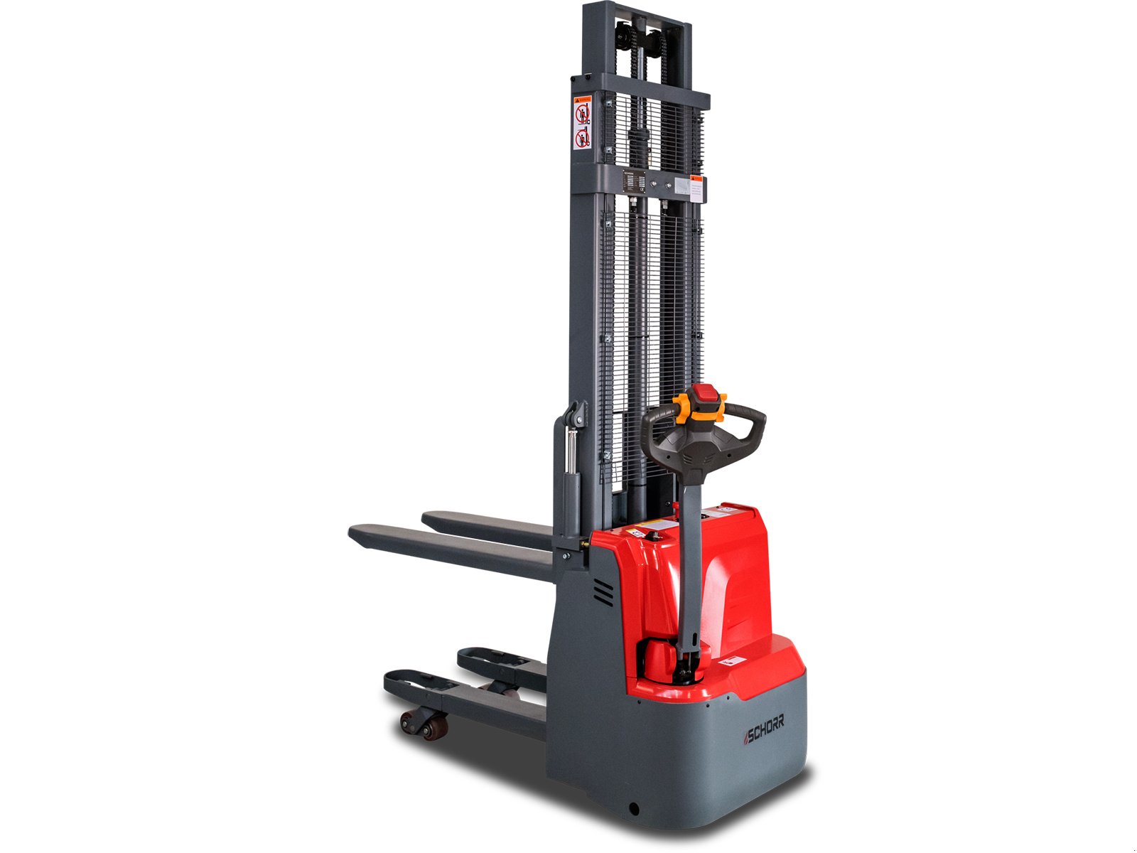 Hochhubwagen des Typs Schorr Elektro Hochhubwagen DUO 1200KG Tragkraft 2500mm Hubhöhe elektrisch Initialhub Elektrostapler Gabelstapler, Neumaschine in Schüttorf (Bild 3)