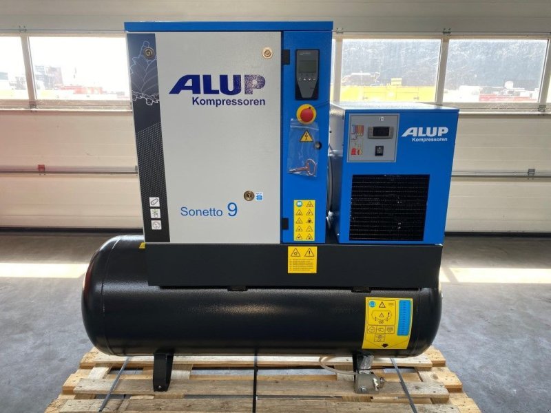 Hof-Kompressor tip Alup Sonetto 9+ 270 Elektrische Schroefcompressor met ketel en droger, Neumaschine in VEEN (Poză 1)