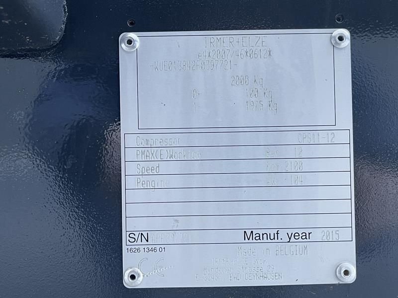 Hof-Kompressor типа Atlas Copco CPS 11 - 12 / XAHS 186 DD - N, Gebrauchtmaschine в Waregem (Фотография 5)