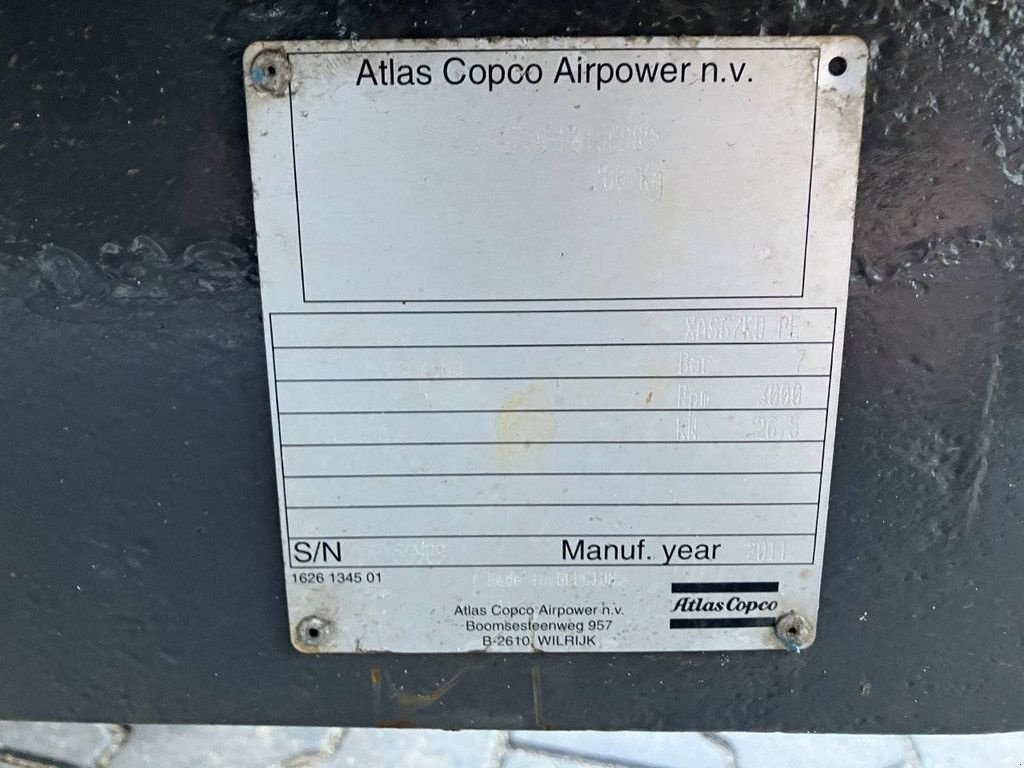 Hof-Kompressor tip Atlas Copco QAS67KD, Gebrauchtmaschine in Antwerpen (Poză 9)