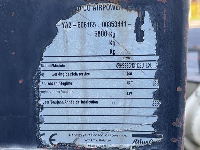 Hof-Kompressor tipa Atlas Copco XRHS 385 MD, Gebrauchtmaschine u Waregem (Slika 9)