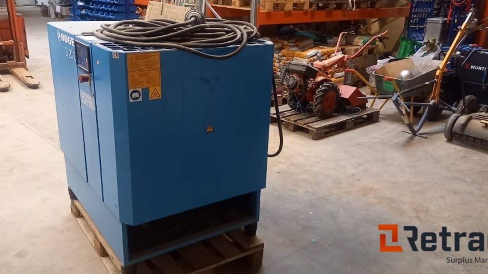 Hof-Kompressor of the type Boge S20-2, Gebrauchtmaschine in Rødovre (Picture 5)