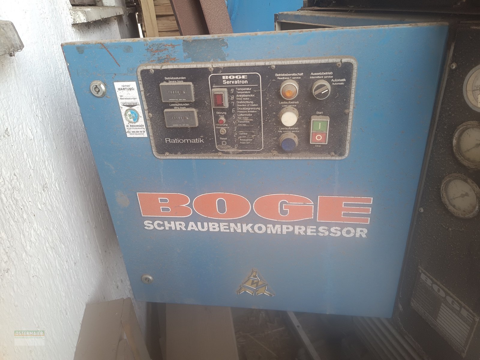 Hof-Kompressor typu Boge VLED 22R-9, Gebrauchtmaschine v Altötting (Obrázek 3)