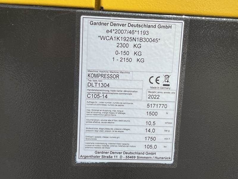 Hof-Kompressor of the type Compair C 105 - 14 - N, Gebrauchtmaschine in Waregem (Picture 5)