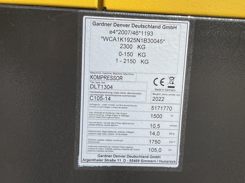 Hof-Kompressor типа Compair C 105 - 14 - N, Gebrauchtmaschine в Waregem (Фотография 5)