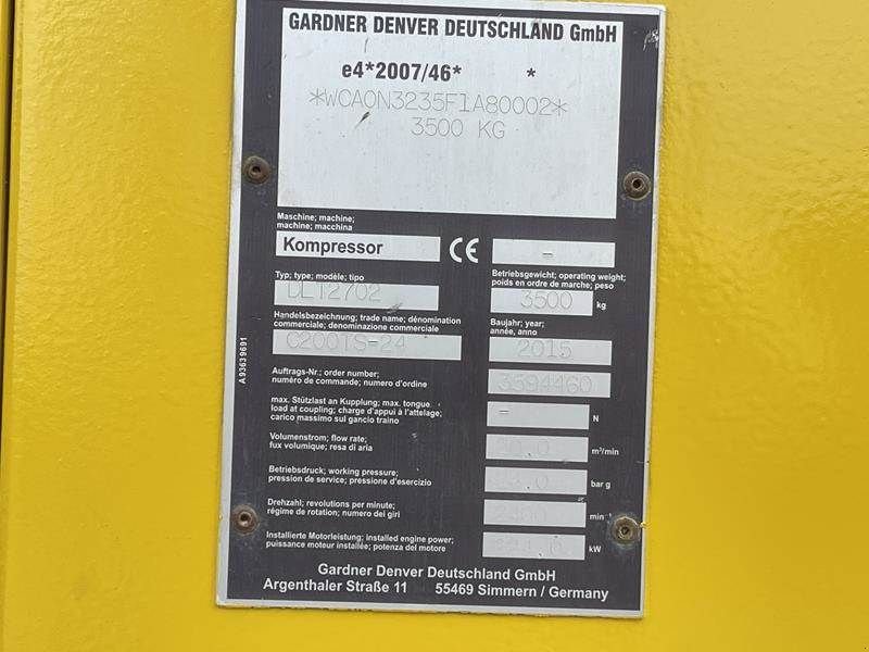 Hof-Kompressor typu Compair C 200 TS - 24, Gebrauchtmaschine v Waregem (Obrázek 2)