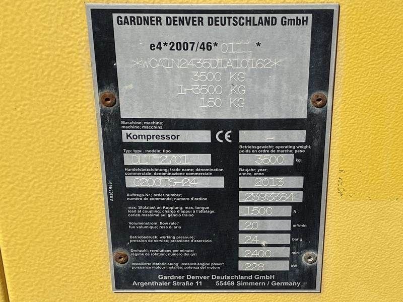 Hof-Kompressor tipa Compair C 200 TS - 24, Gebrauchtmaschine u Waregem (Slika 4)