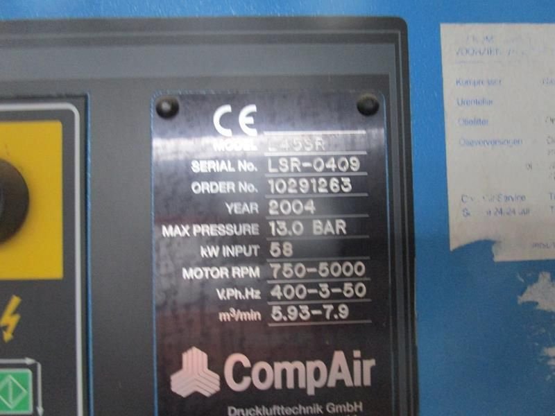Hof-Kompressor za tip Compair L45SR, Gebrauchtmaschine u Waregem (Slika 8)