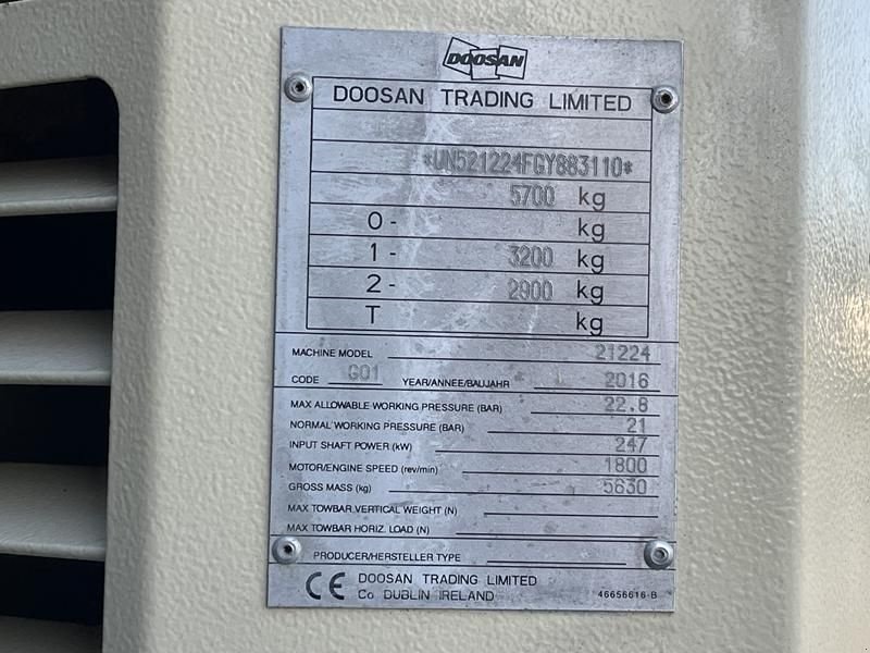 Hof-Kompressor tipa Doosan 21 / 224 - N, Gebrauchtmaschine u Waregem (Slika 8)